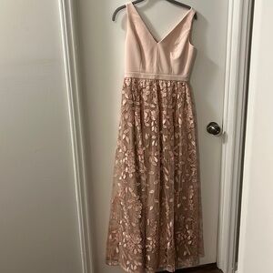 Adrianna Papell embroidered gown